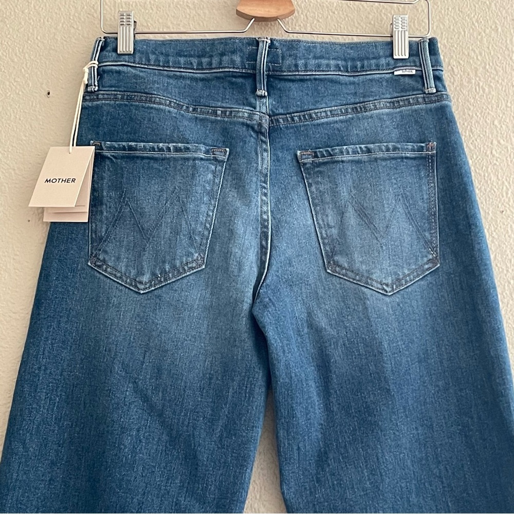MOTHER The‎ Maven Mid-Rise Wide-Leg Jeans - Picture 6 of 14